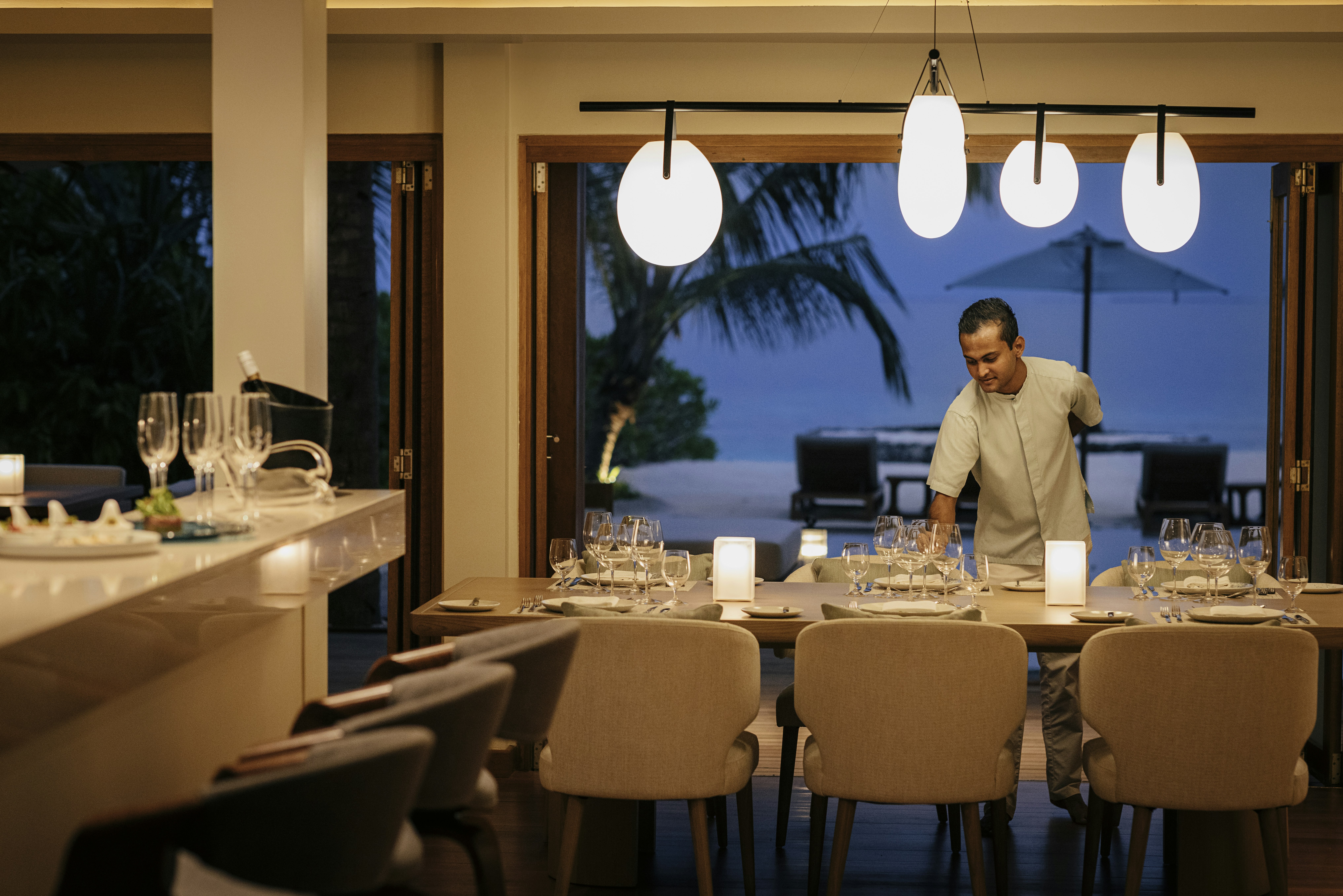 Two Bedroom Beach House with Pool - Dining Area