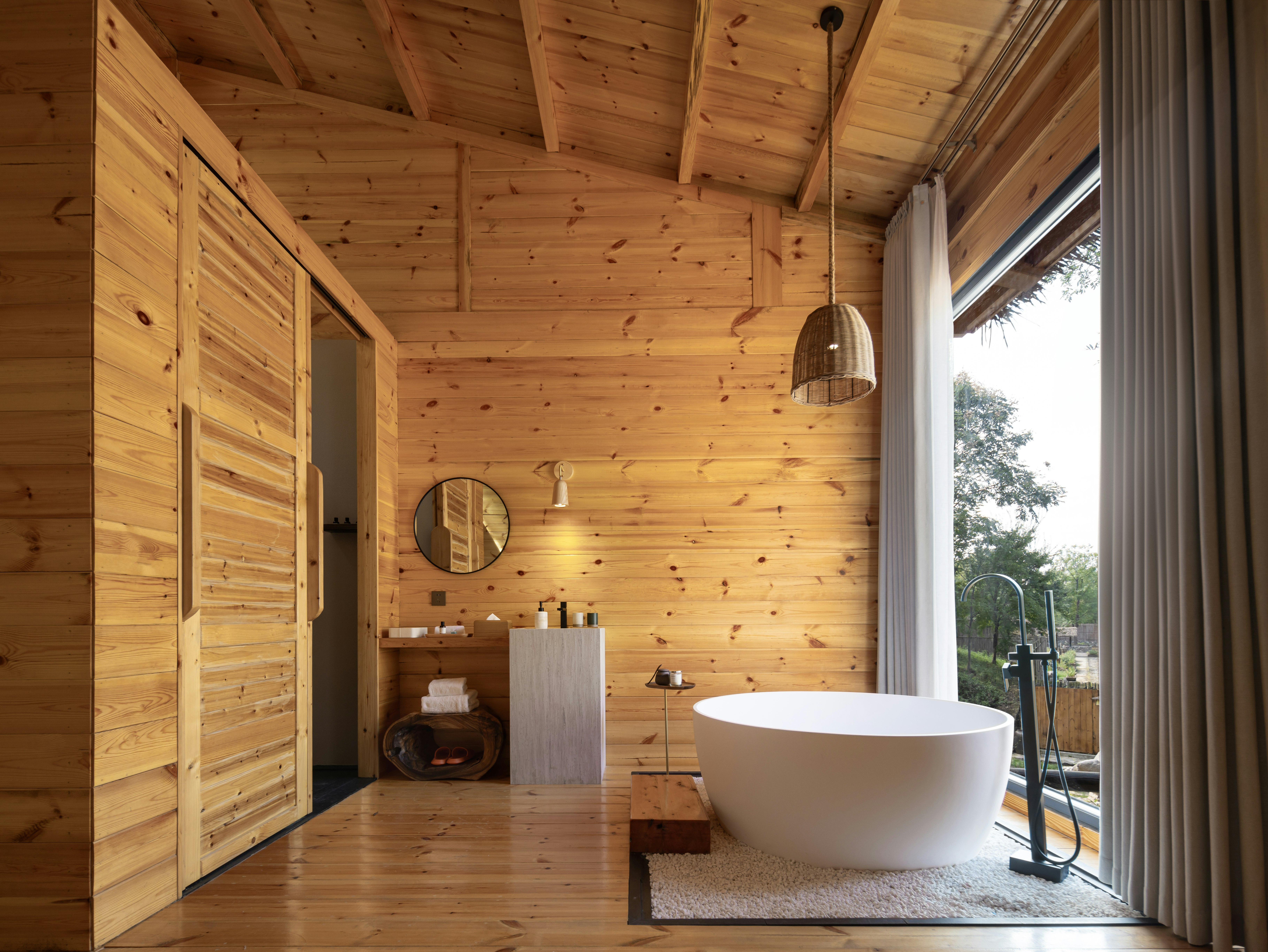 Garden View Log Cabin Suite