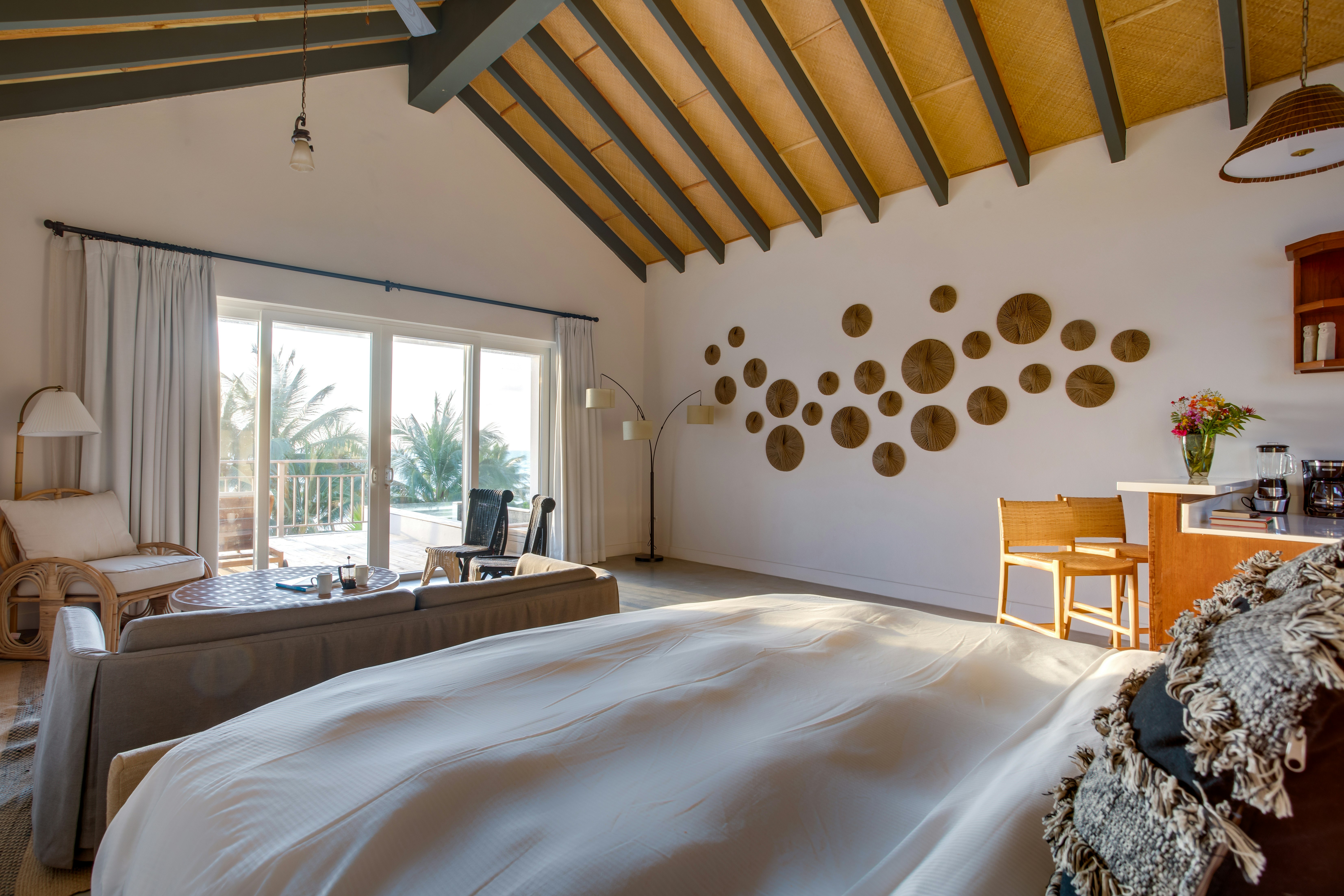 One Bedroom Oceanfront Villa - Bedroom