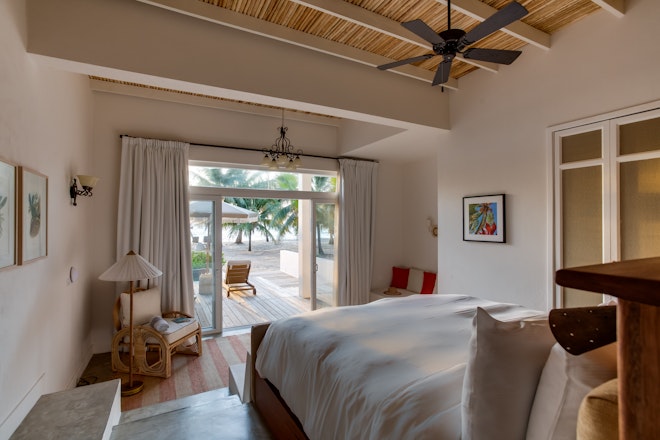 Two Bedroom Beachfront Villa - Bedroom