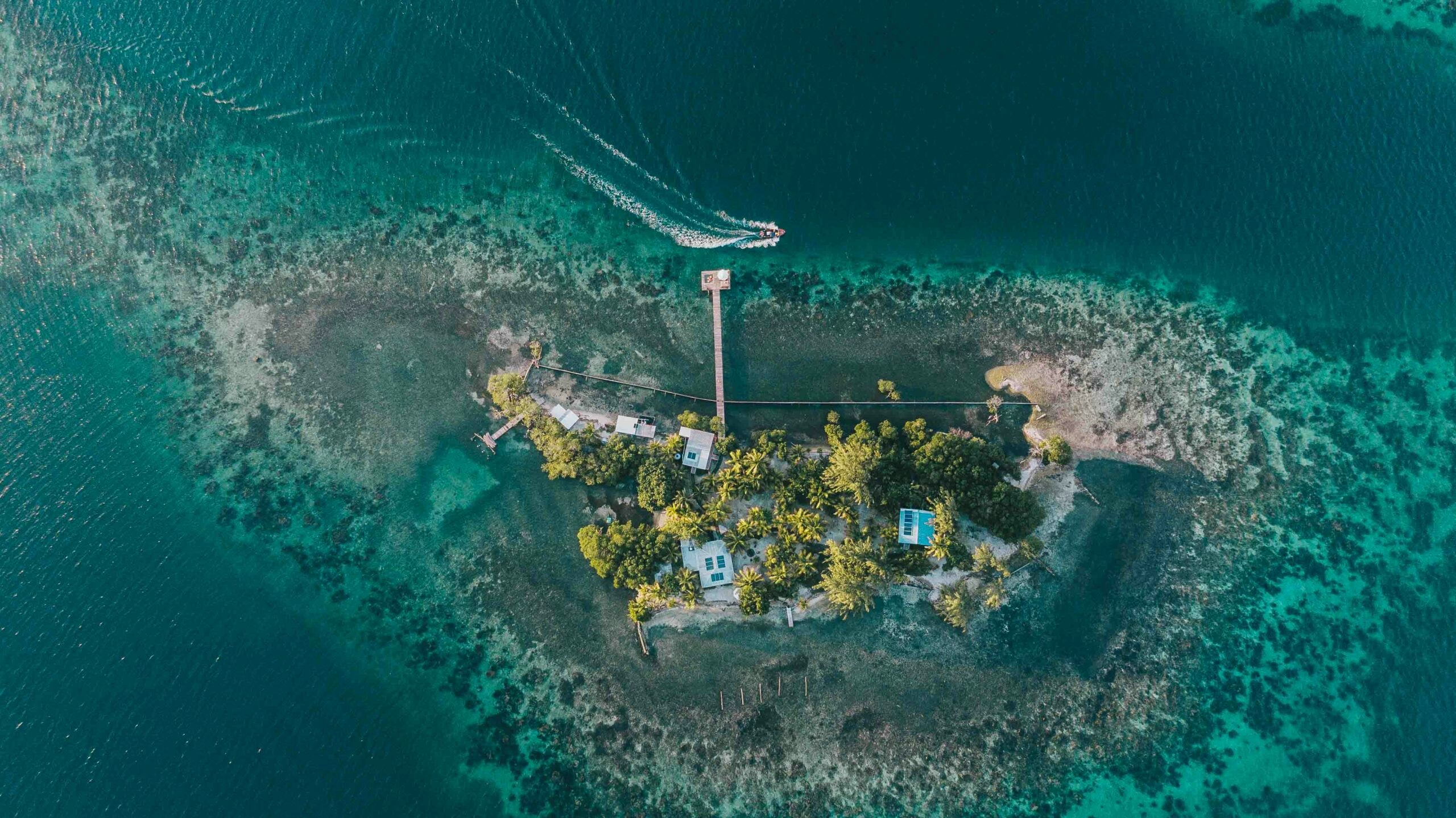 12 Coral Caye - Aerial View