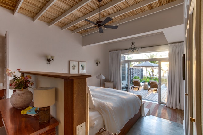 Two Bedroom Beachfront Villa - Bedroom