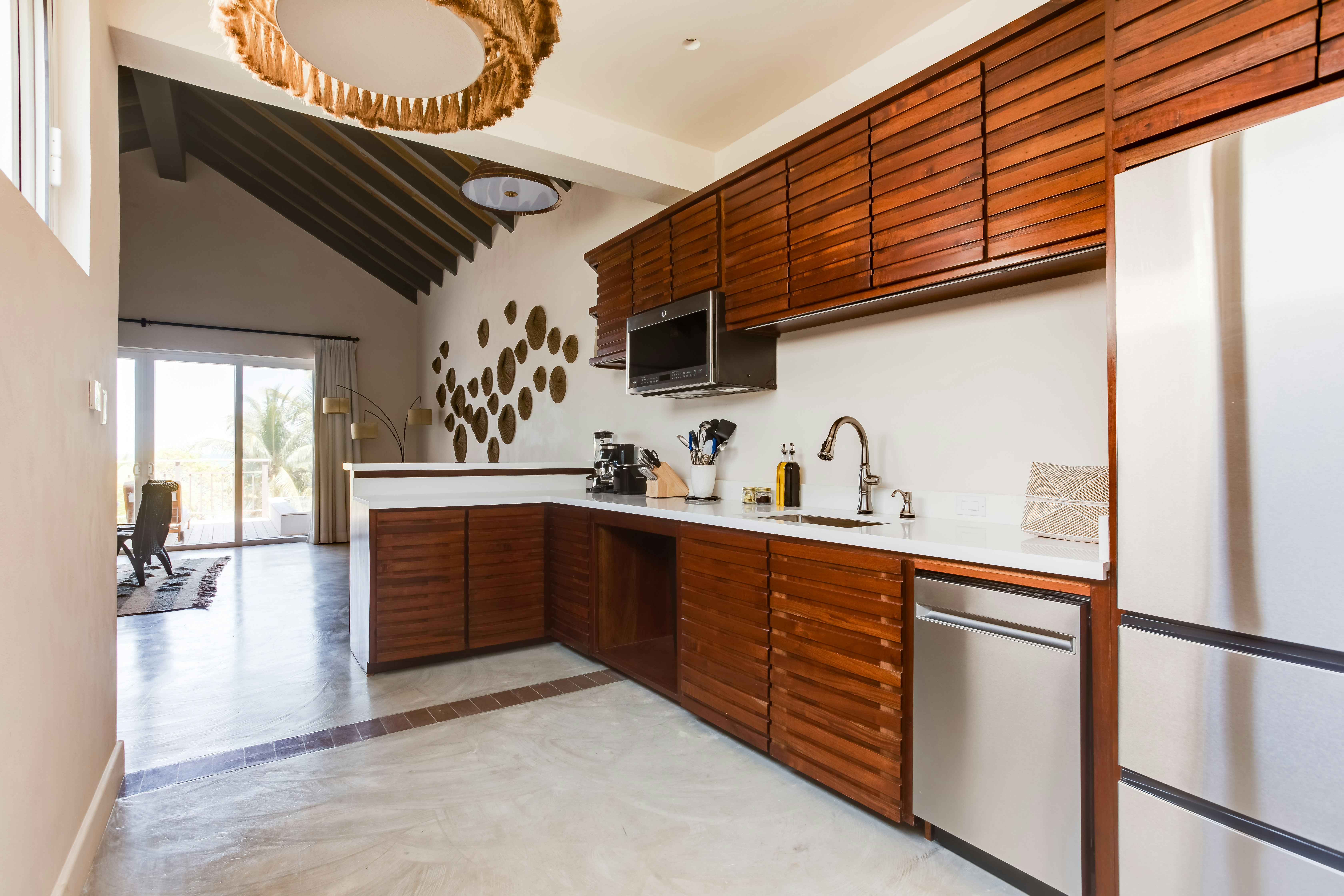 One Bedroom Oceanfront Villa - Kitchen