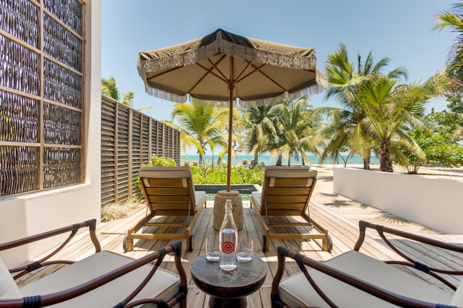 Two Bedroom Beachfront Villa - Sundeck