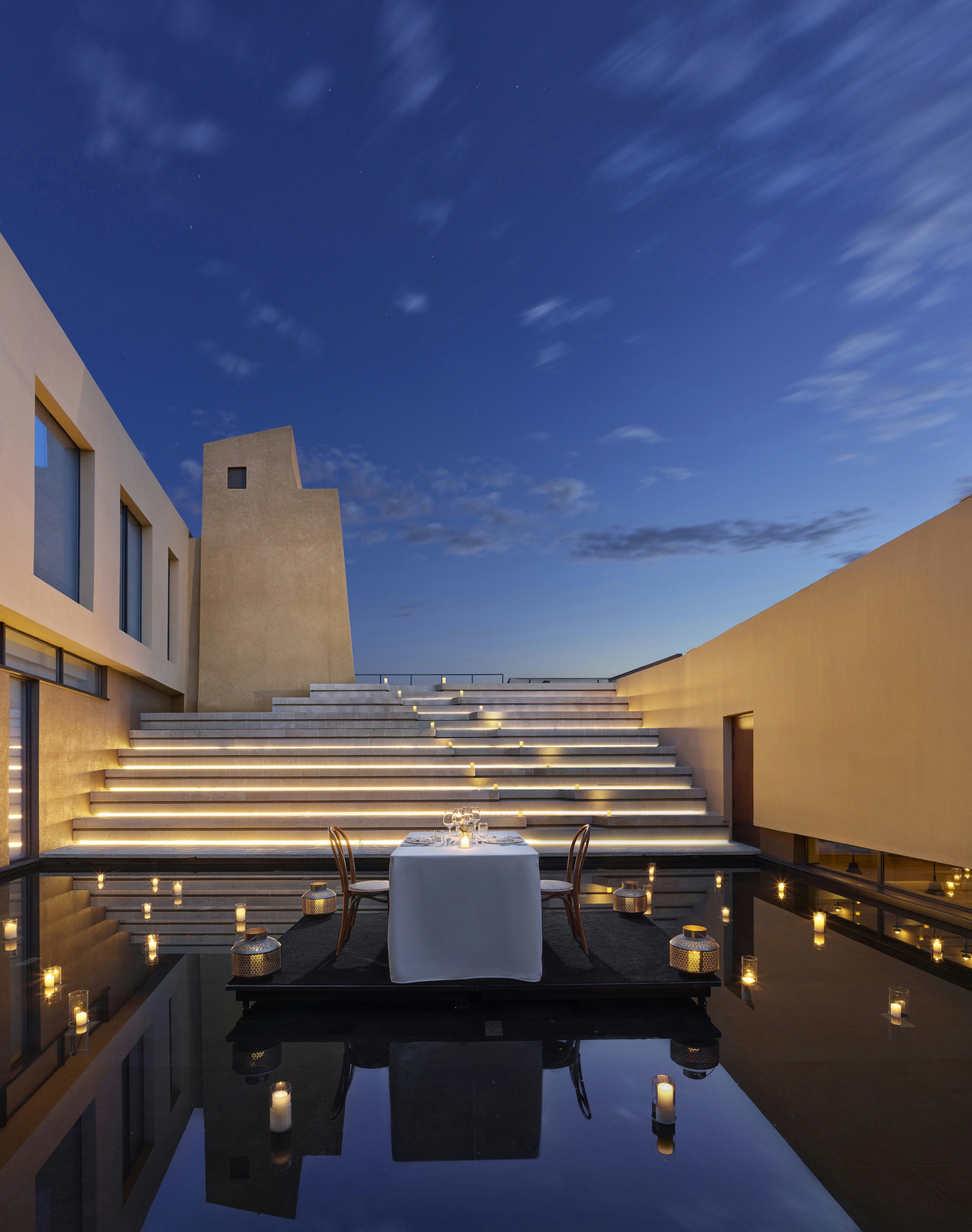 Jangala Theatre Night View