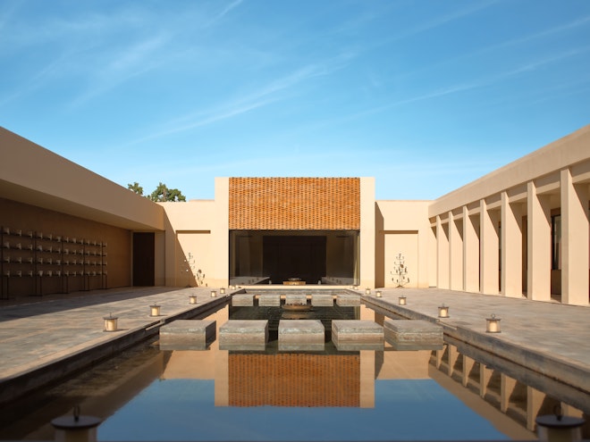 Main Courtyard Water View