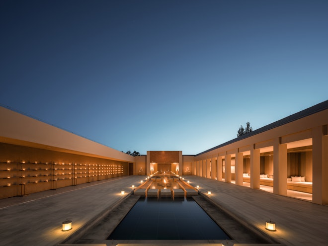 Main Courtyard Night View