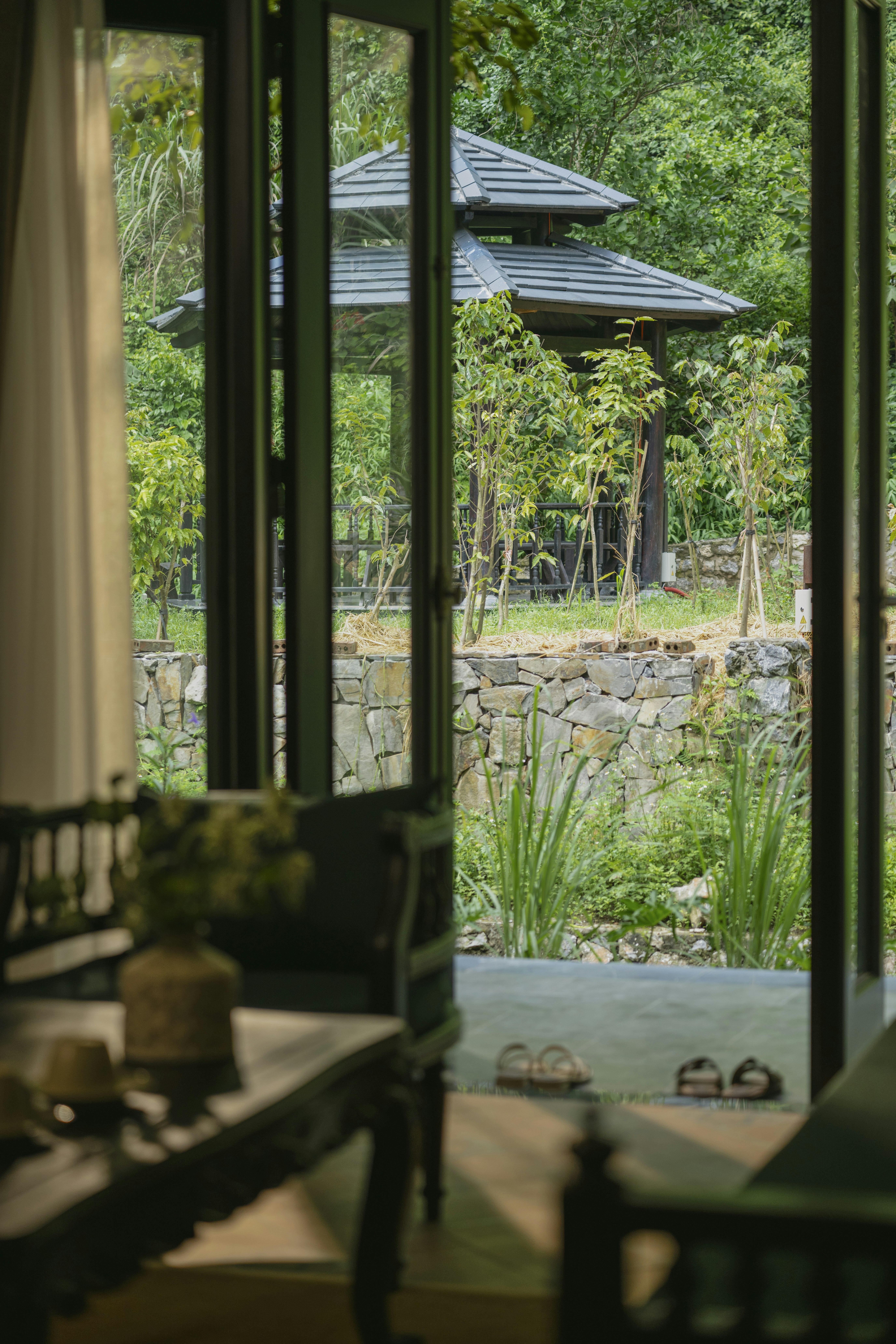 Tra Garden Villa - View From Living Area