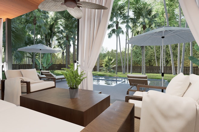 Three Bedroom Premier Villa - Outdoor Lounge