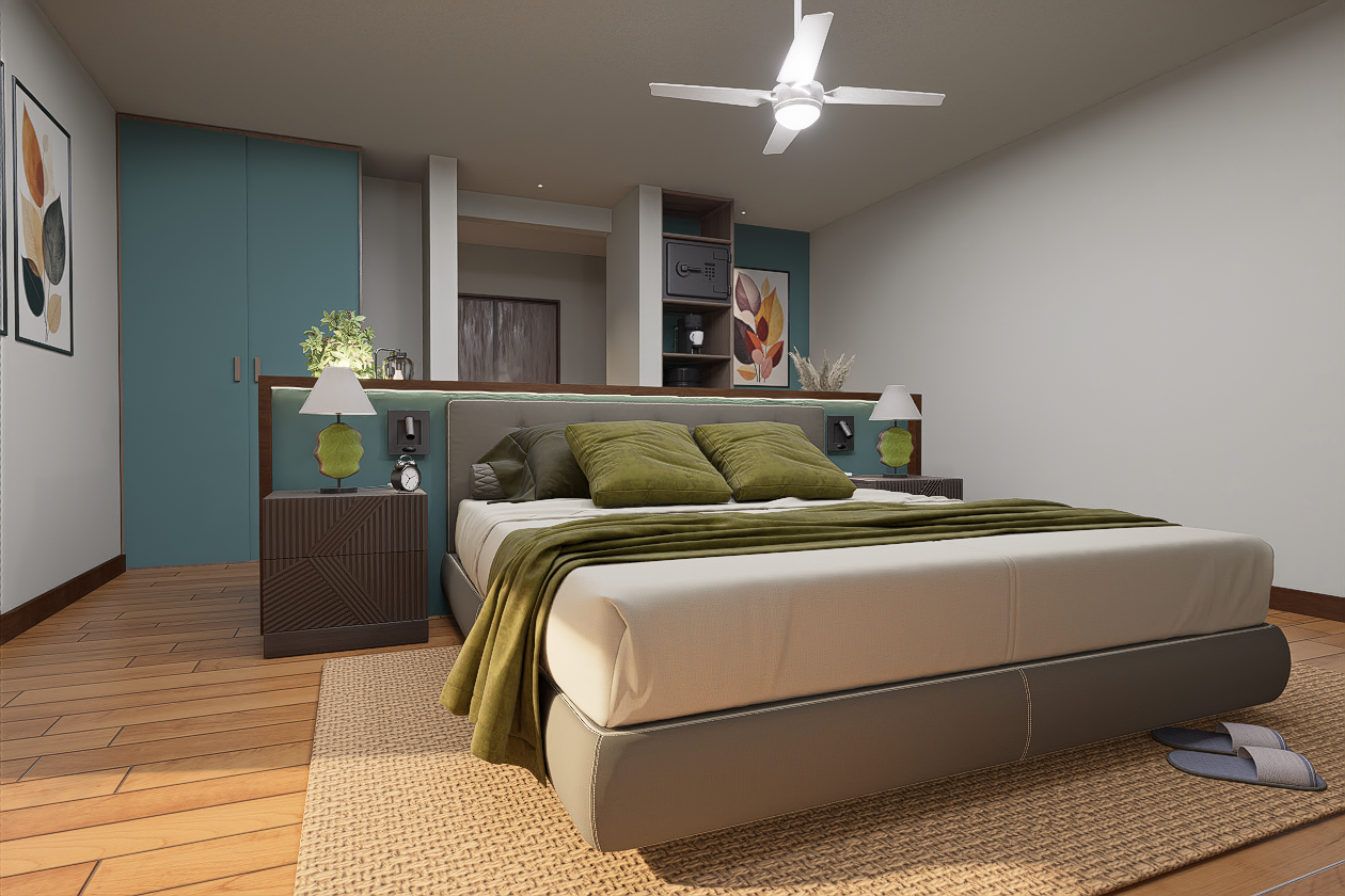 One Bedroom Premier Villa - Bedroom