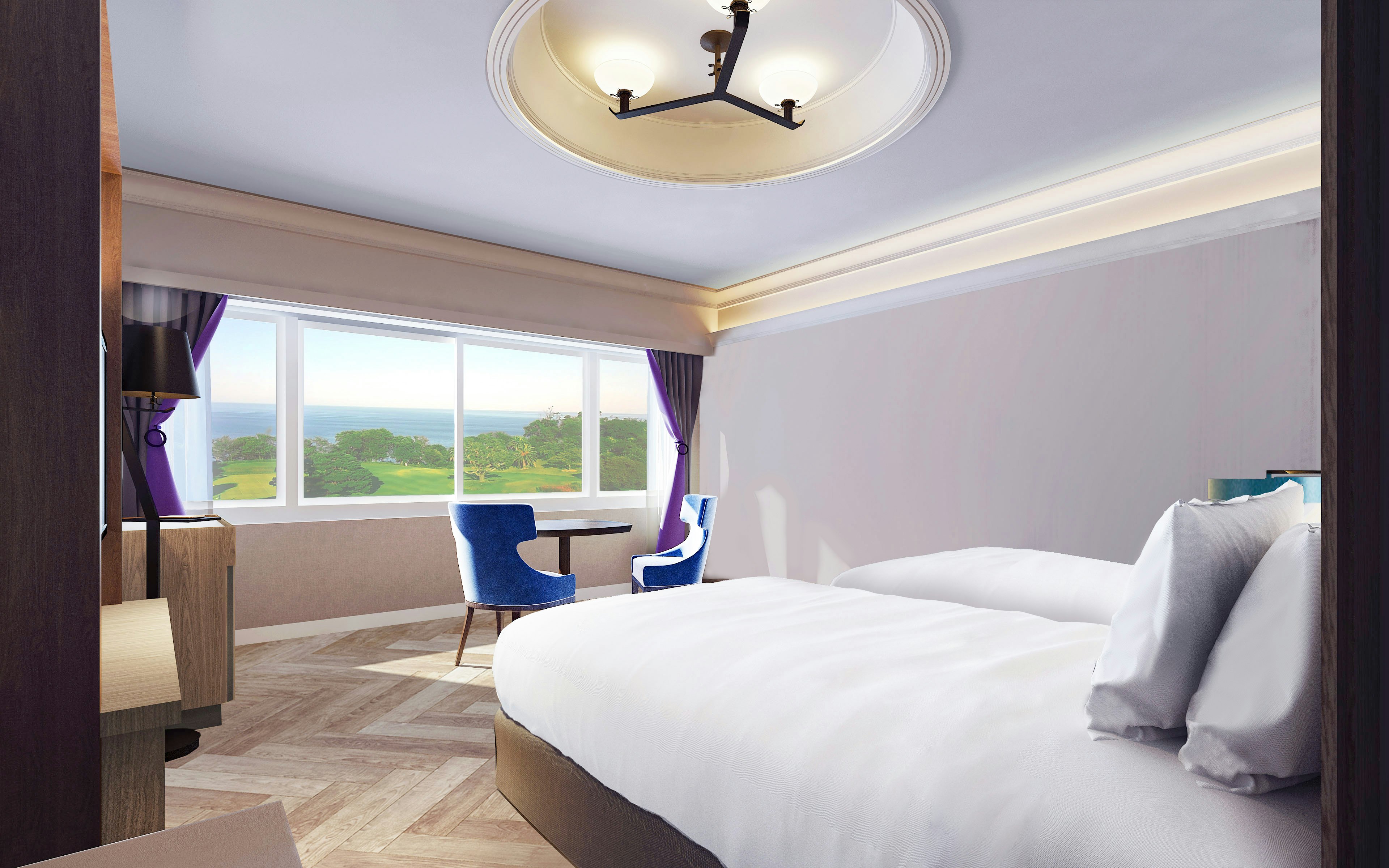 Ocean View Superior Quartet - Bedroom