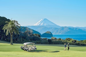 Golf Course with View of Mount Fuji