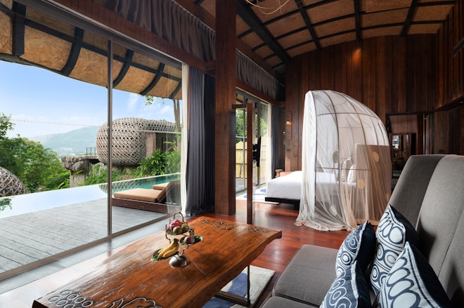 Birds Nest Pool Villa - Living Area