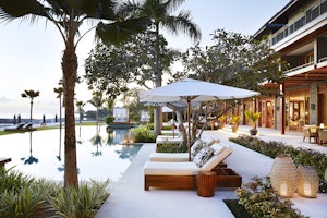 Swimming Pool at Night