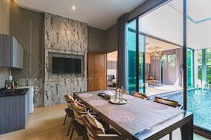 Three-Bedroom Villa Suite - Dining Area