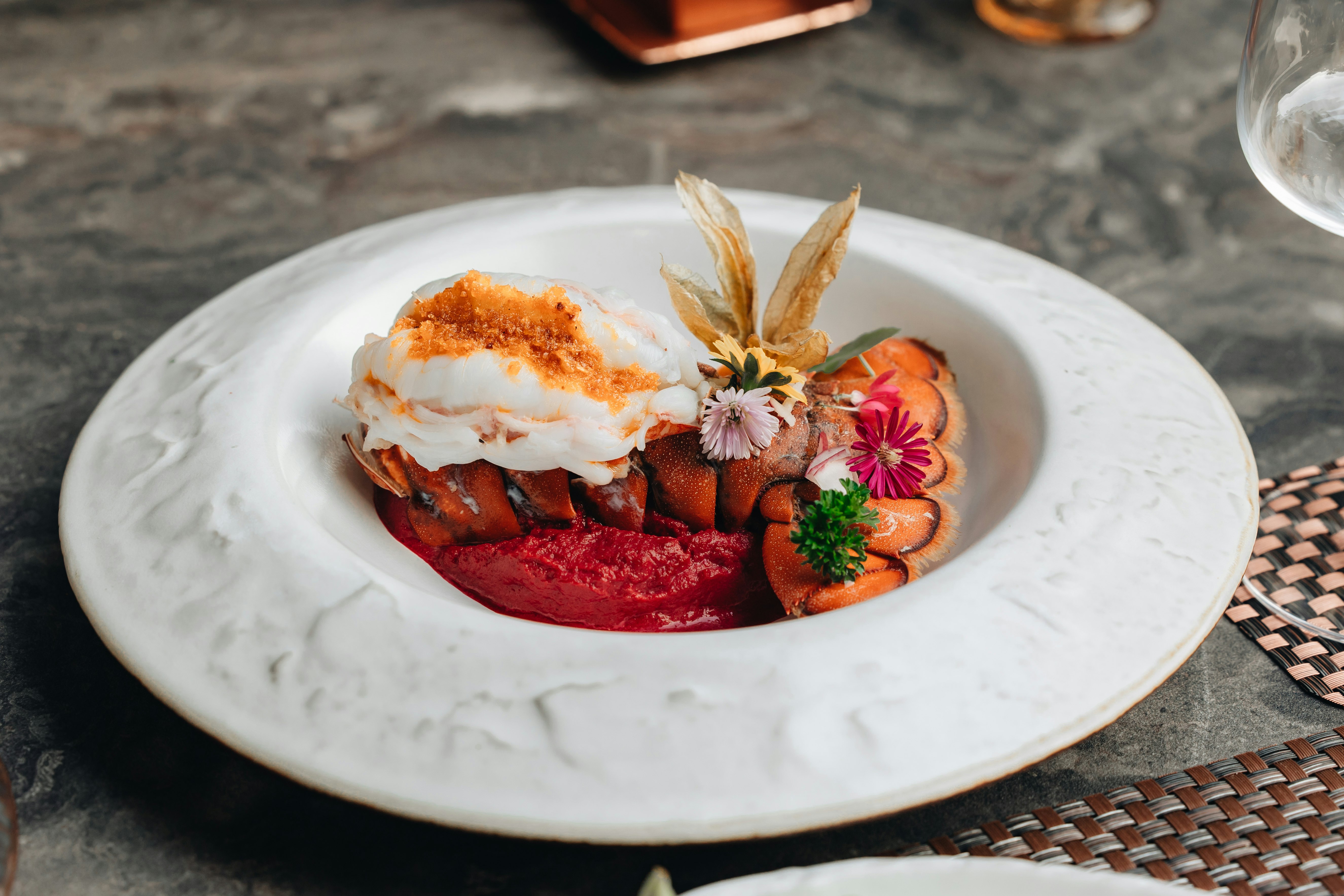 Honeymoon Dinner Course - Lobster Mains