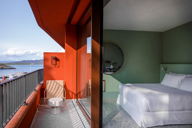 Maremma Sea View Balcony Room - Bedroom