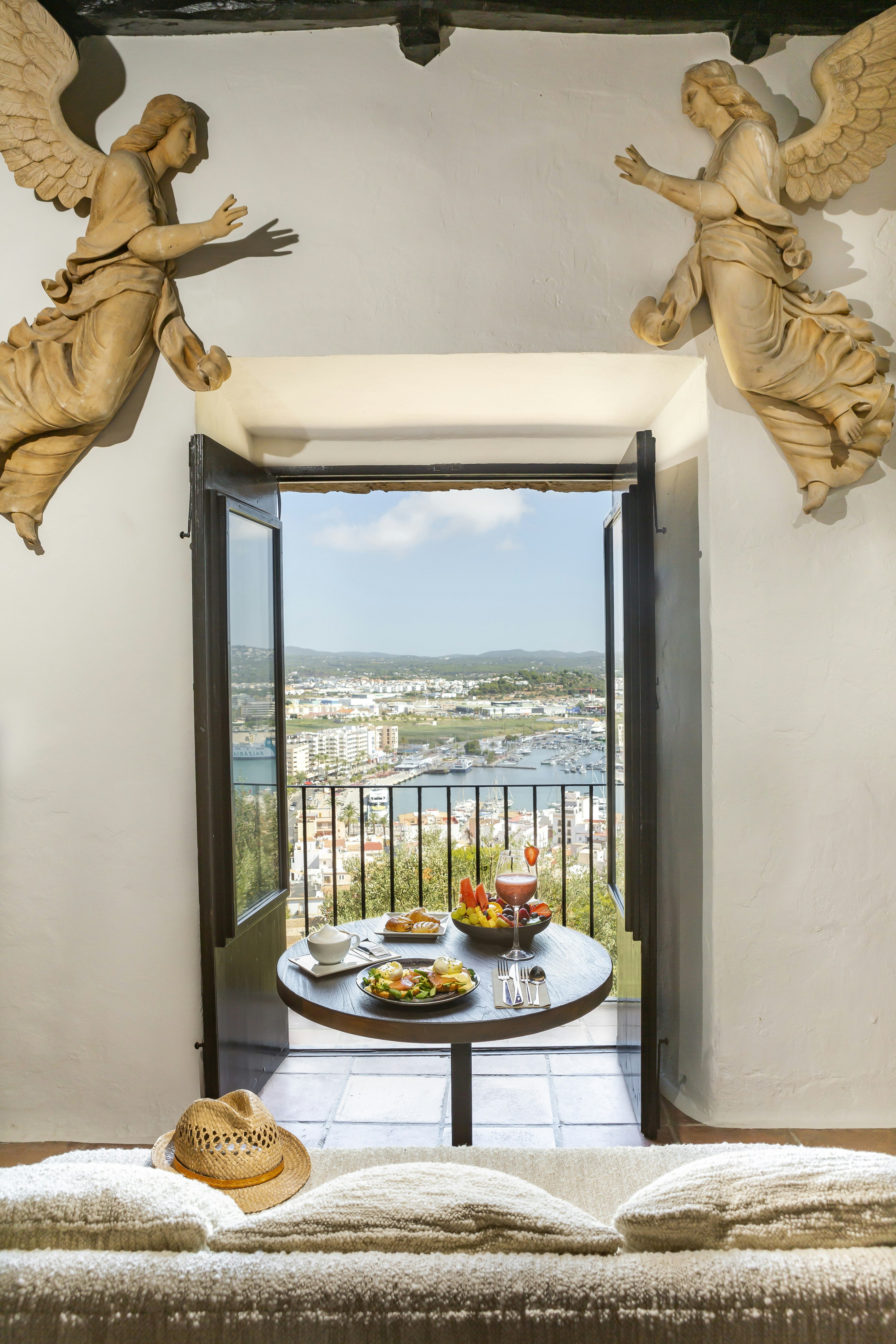 Room Breakfast with a View