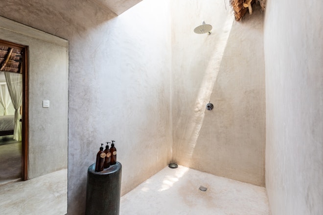 Jungle Room Outside Shower