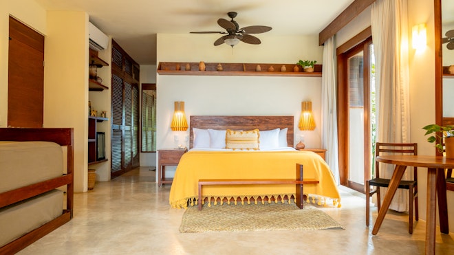 Garden View Ground Floor Suite with Plunge Pool - Bedroom