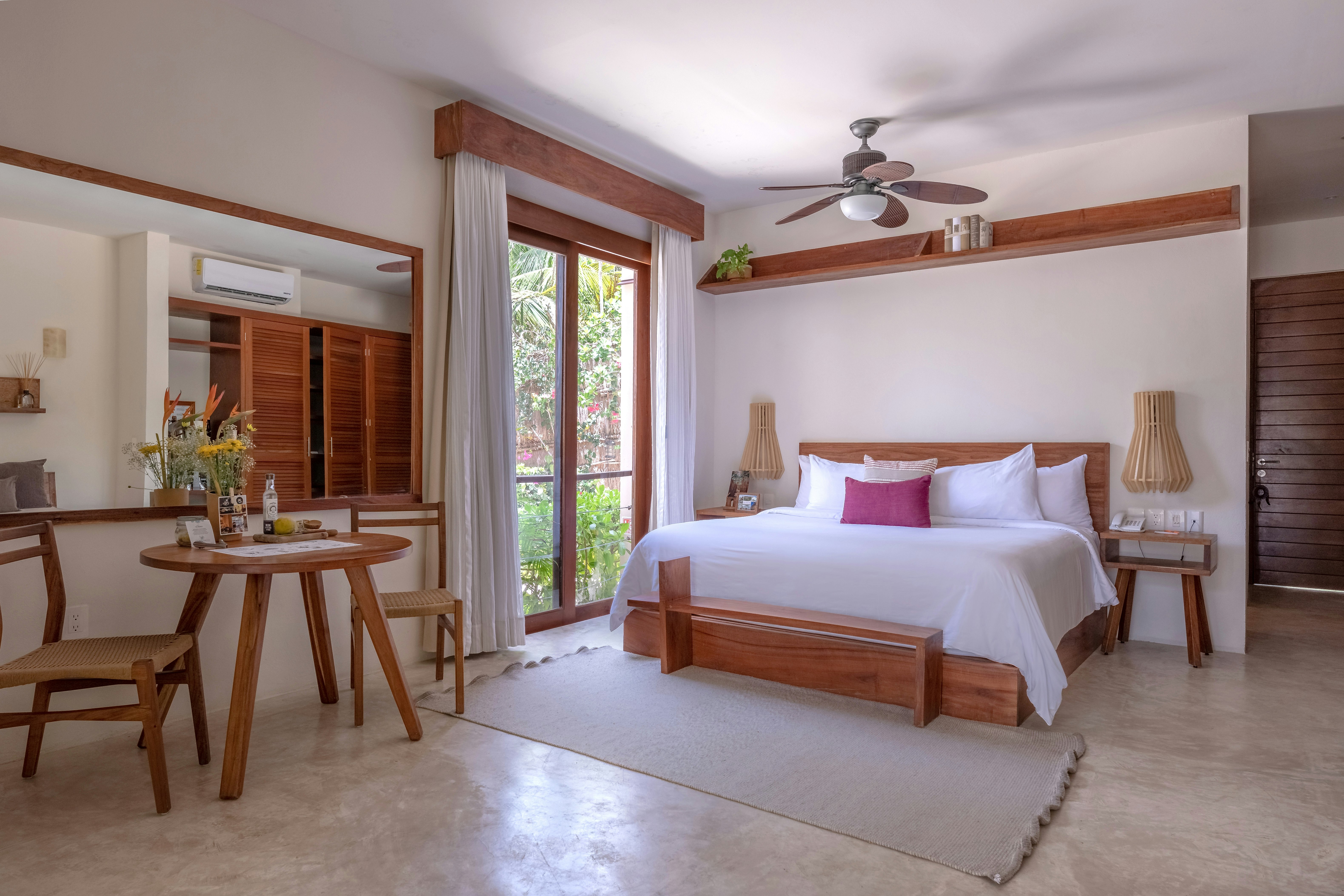 Garden View Ground Floor Suite with Plunge Pool - Bedroom