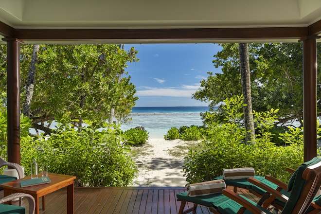 Beach Villa with Garden Plunge Pool - Deck