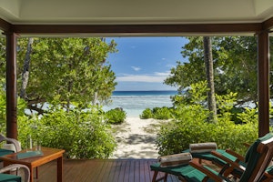 Beach Villa with Garden Plunge Pool - Deck