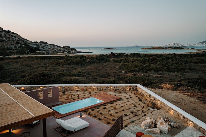 Cedar Forest Suite | Private Pool | Naxos Town View