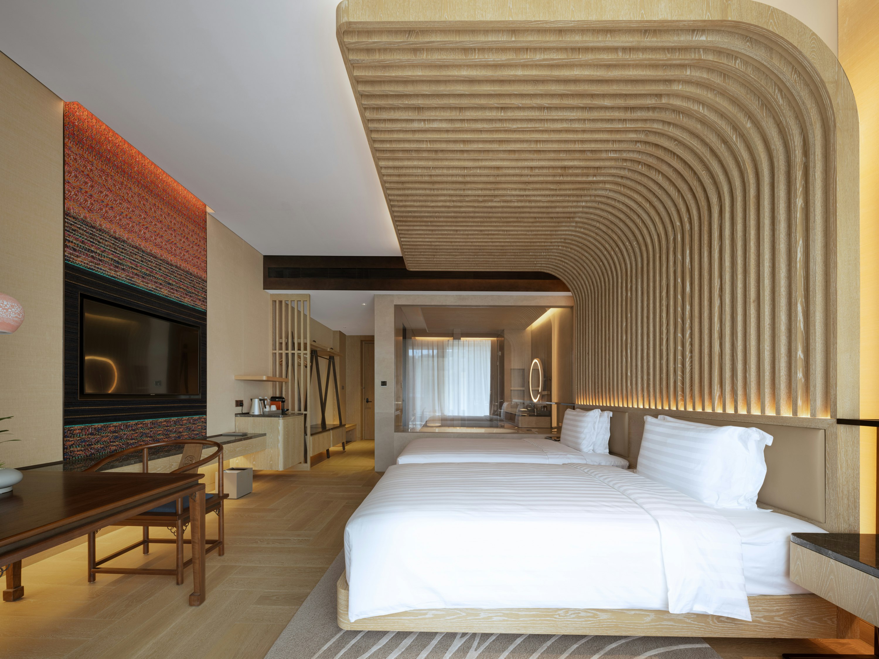 Deluxe Lakeview Twin Room - Bedroom