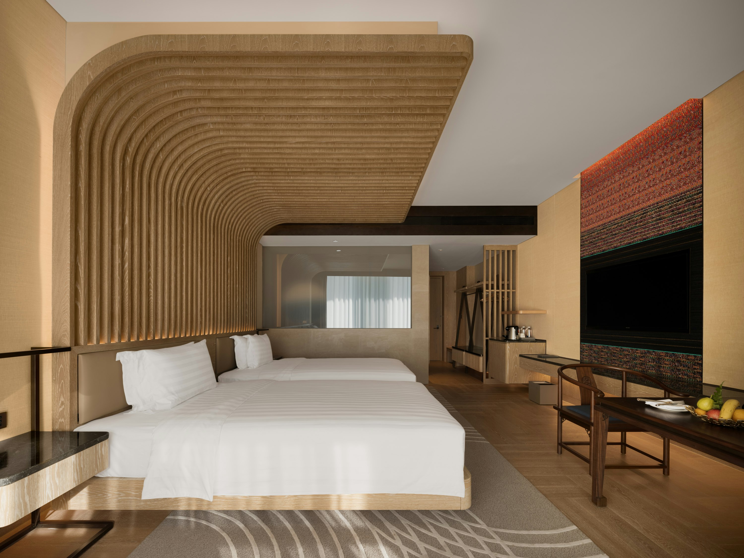 Deluxe Lakeview Twin Room - Bedroom