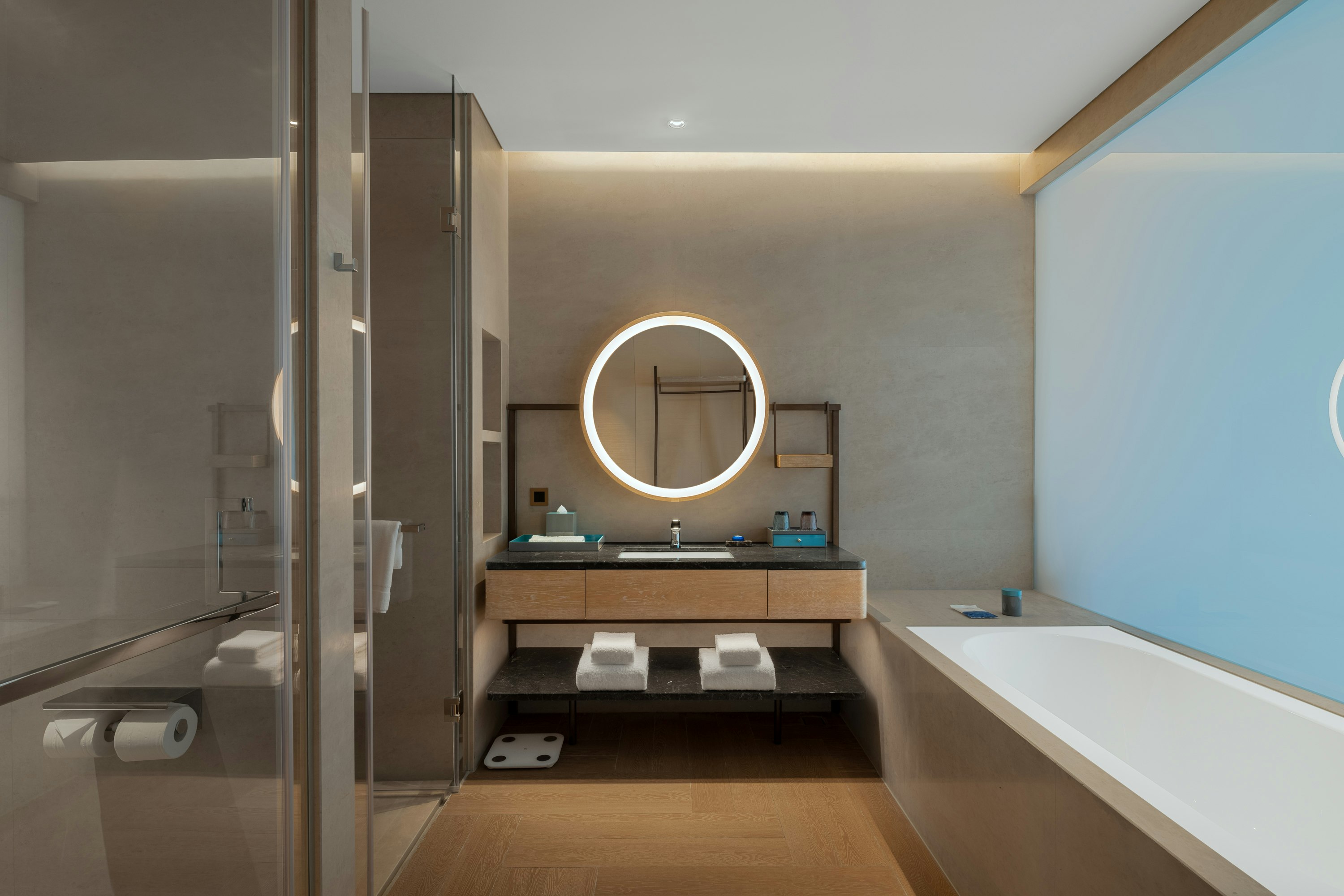 Deluxe Lakeview Twin Room - Bathroom