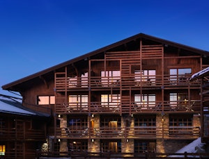 Hotel's Facade by Night