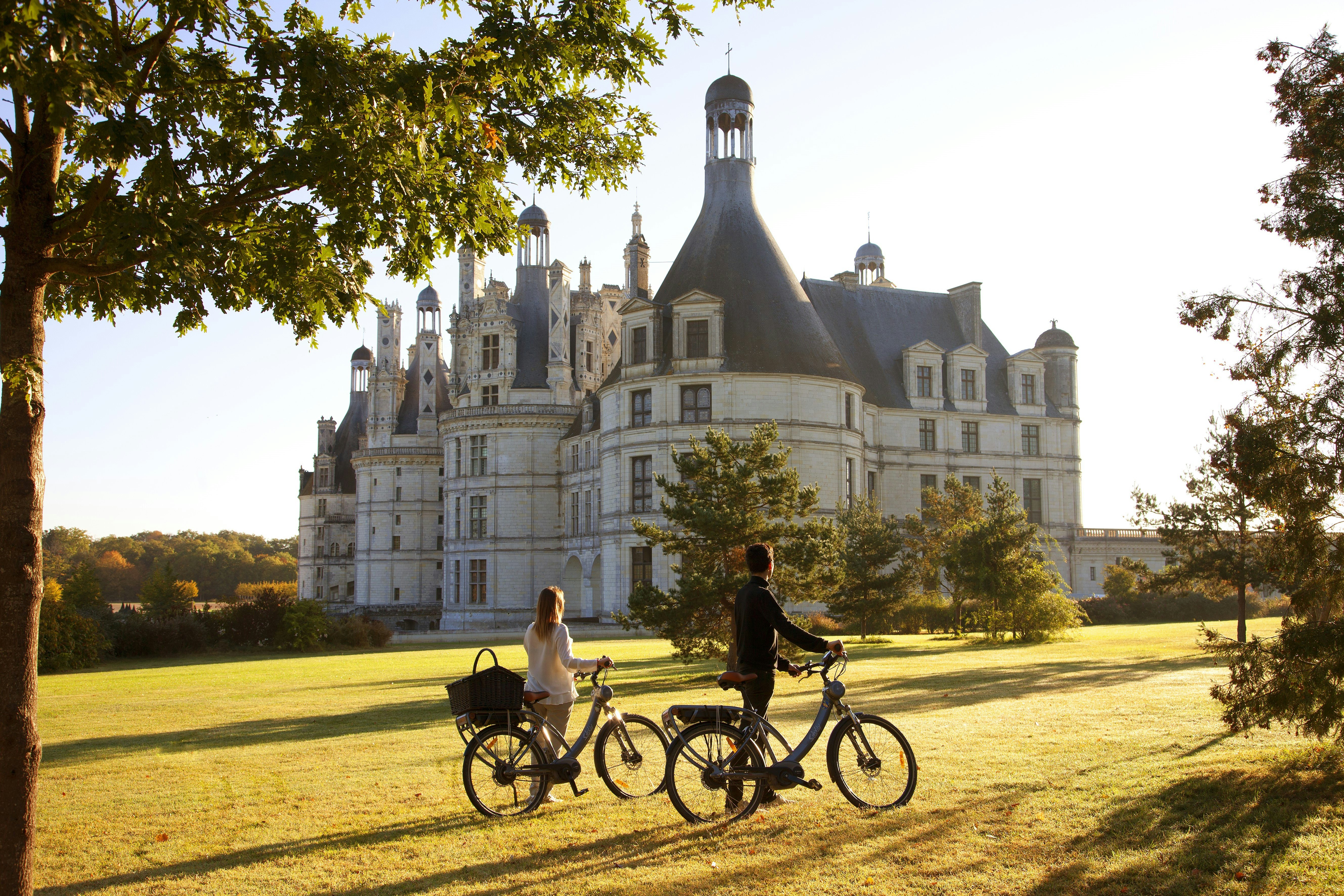 Biking in Chambord