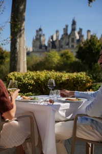 Restaurant Le Grand Saint Michel Terrace Castle View
