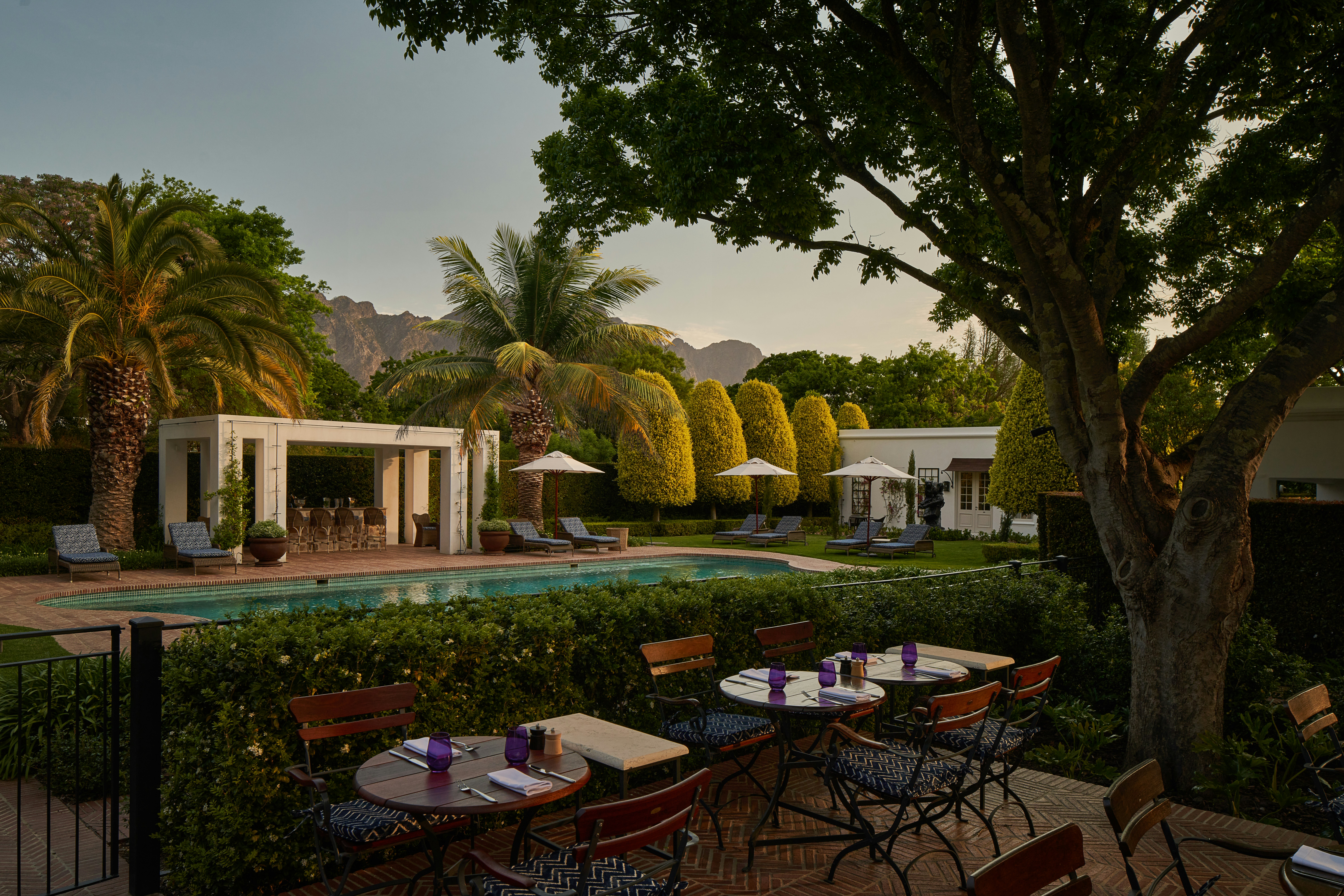 Consevatory Terrace & Pool