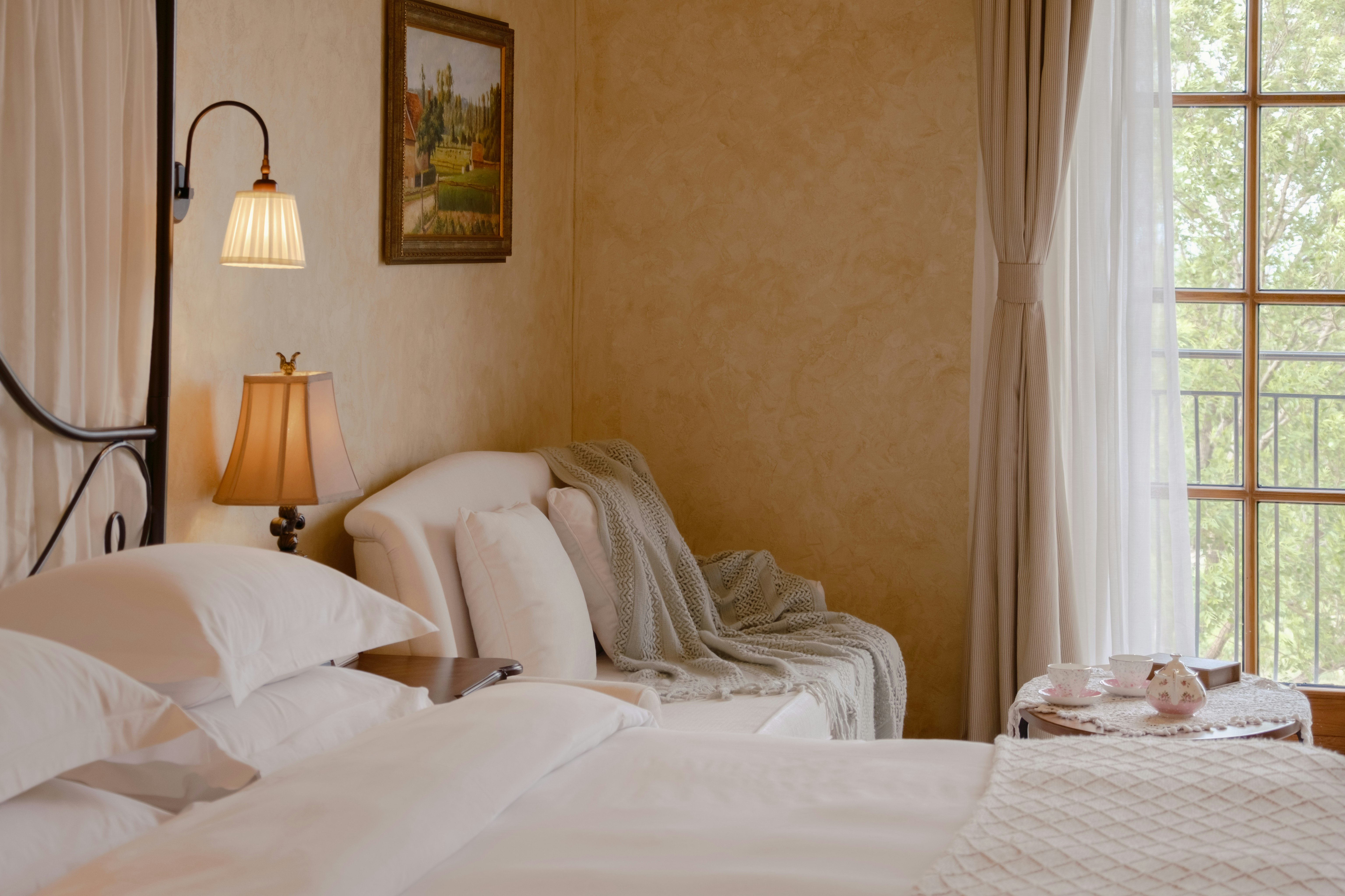 Petit Manseng Honeymoon Queen Room with Sea View - Bedroom