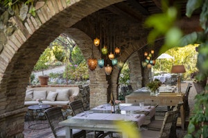 Restaurant Terrace Mirror