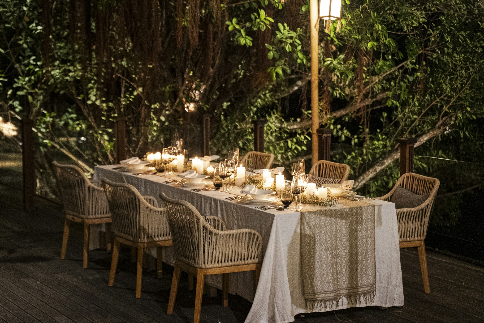 Special Dinner at Hunas Sunset Deck