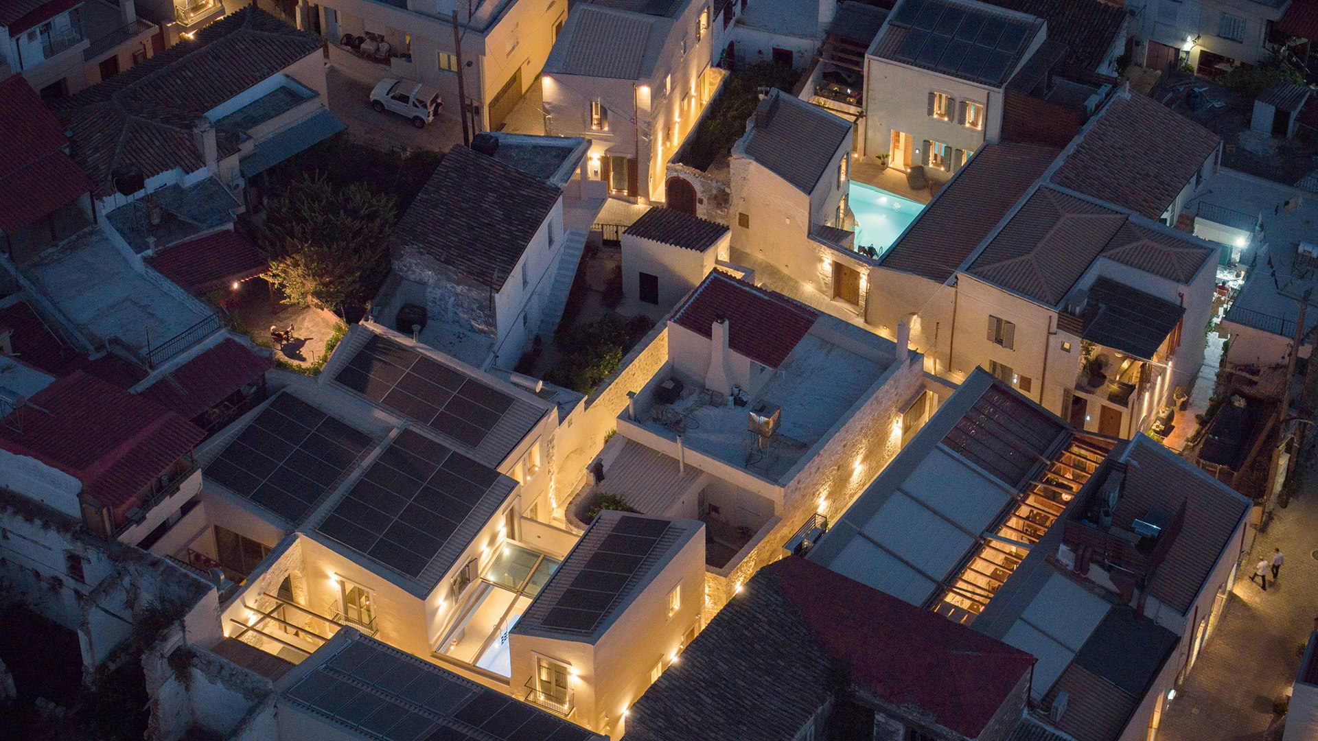 History glowing into the night