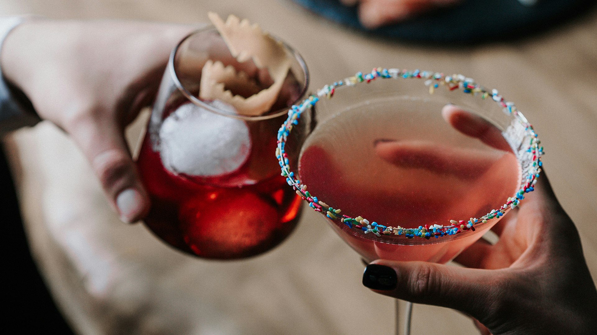 Signature cocktails at Manili Bistro