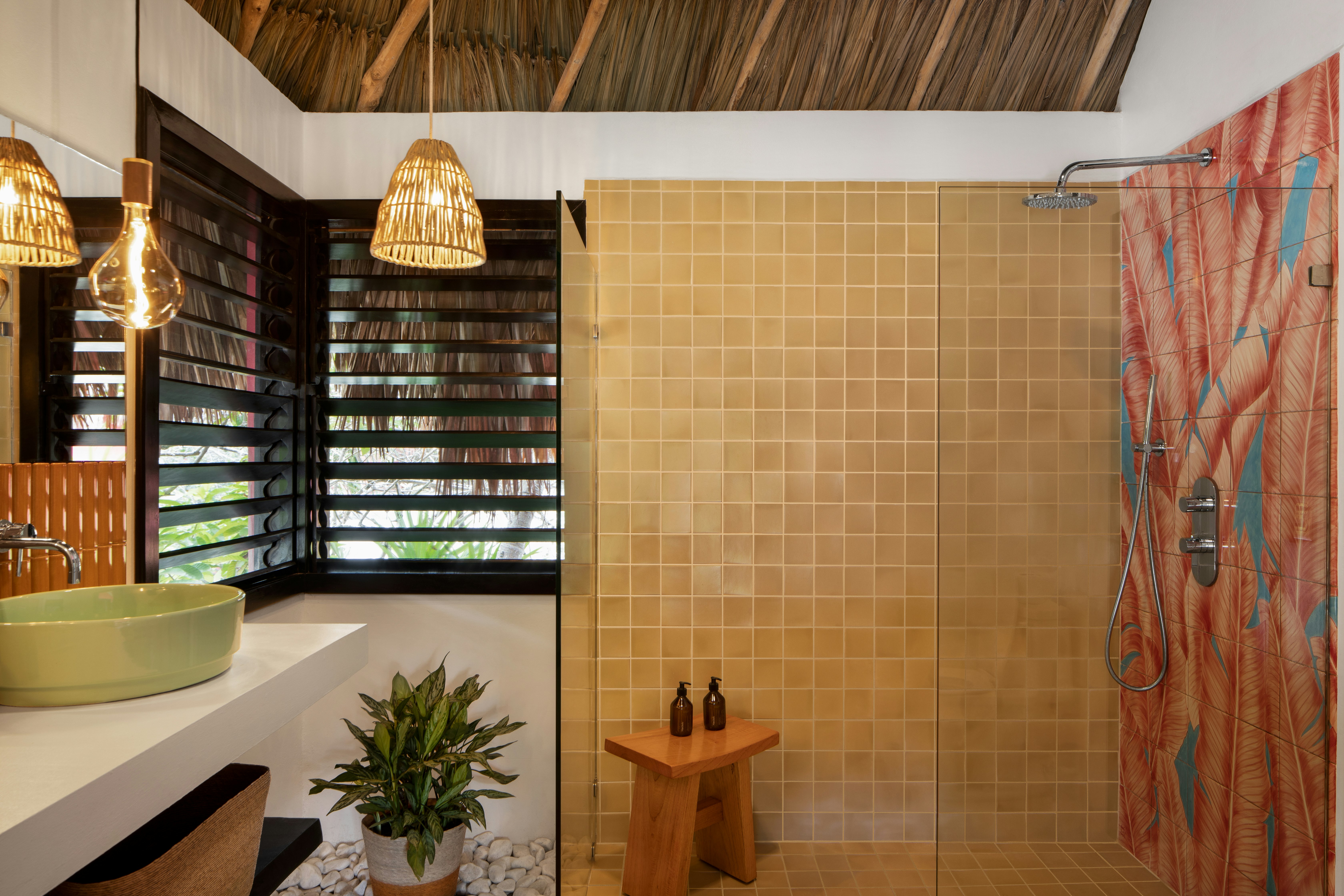 Matachica Seaview Beach Cabana Bathroom