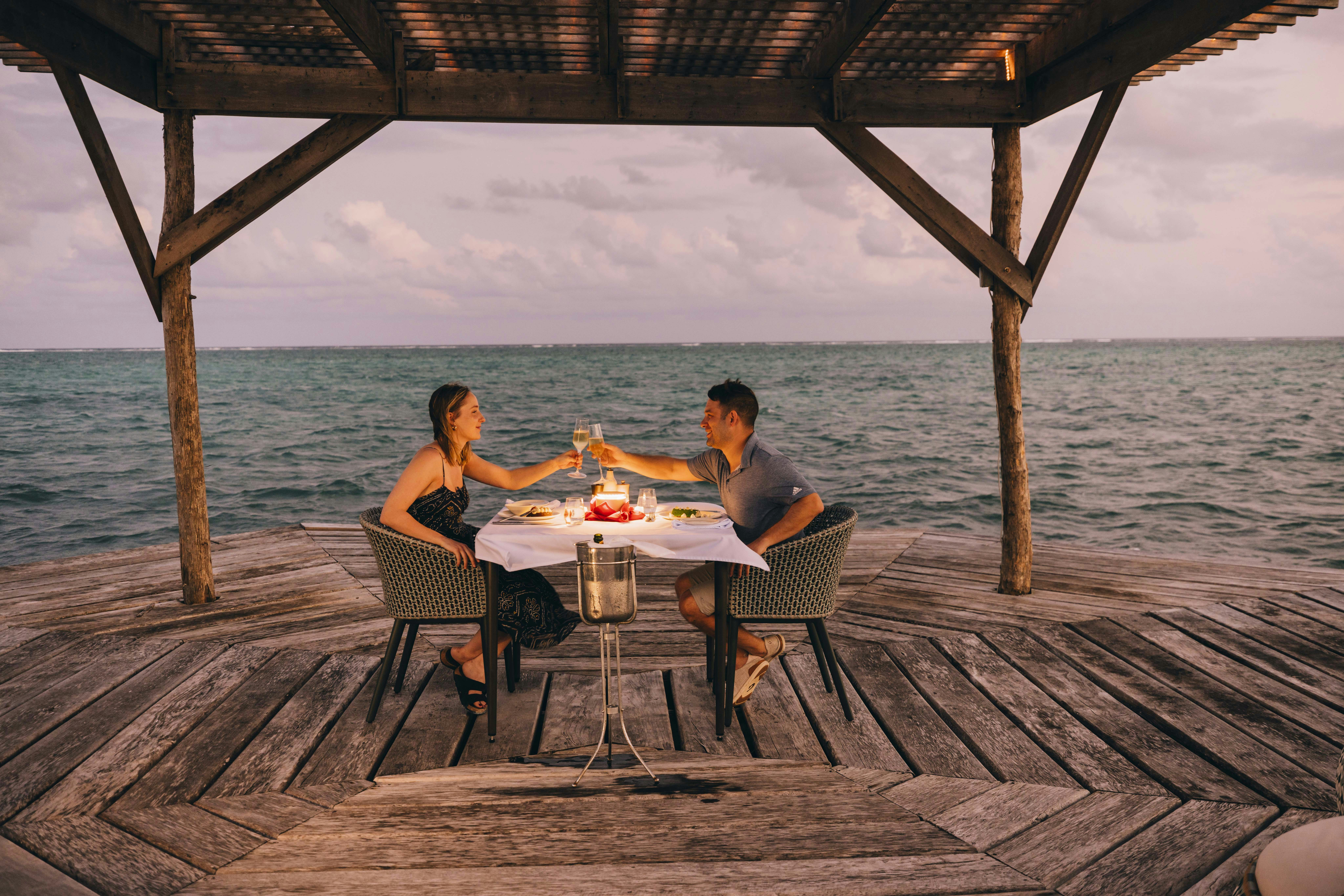Private Pier Dinners at Matachica
