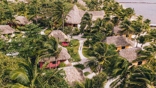 Aerial View of Gardens and SeaBreeze Casitas
