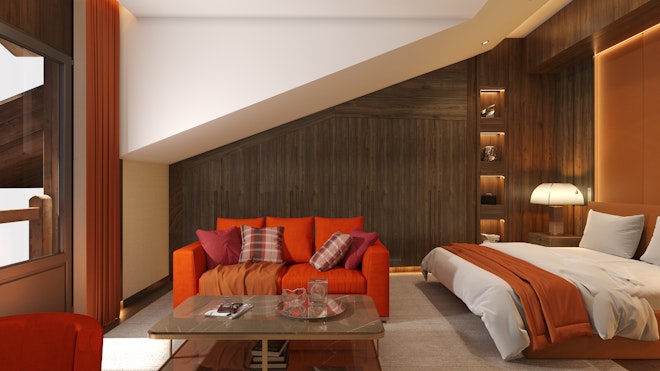 Lalique Apartment - Living Area
