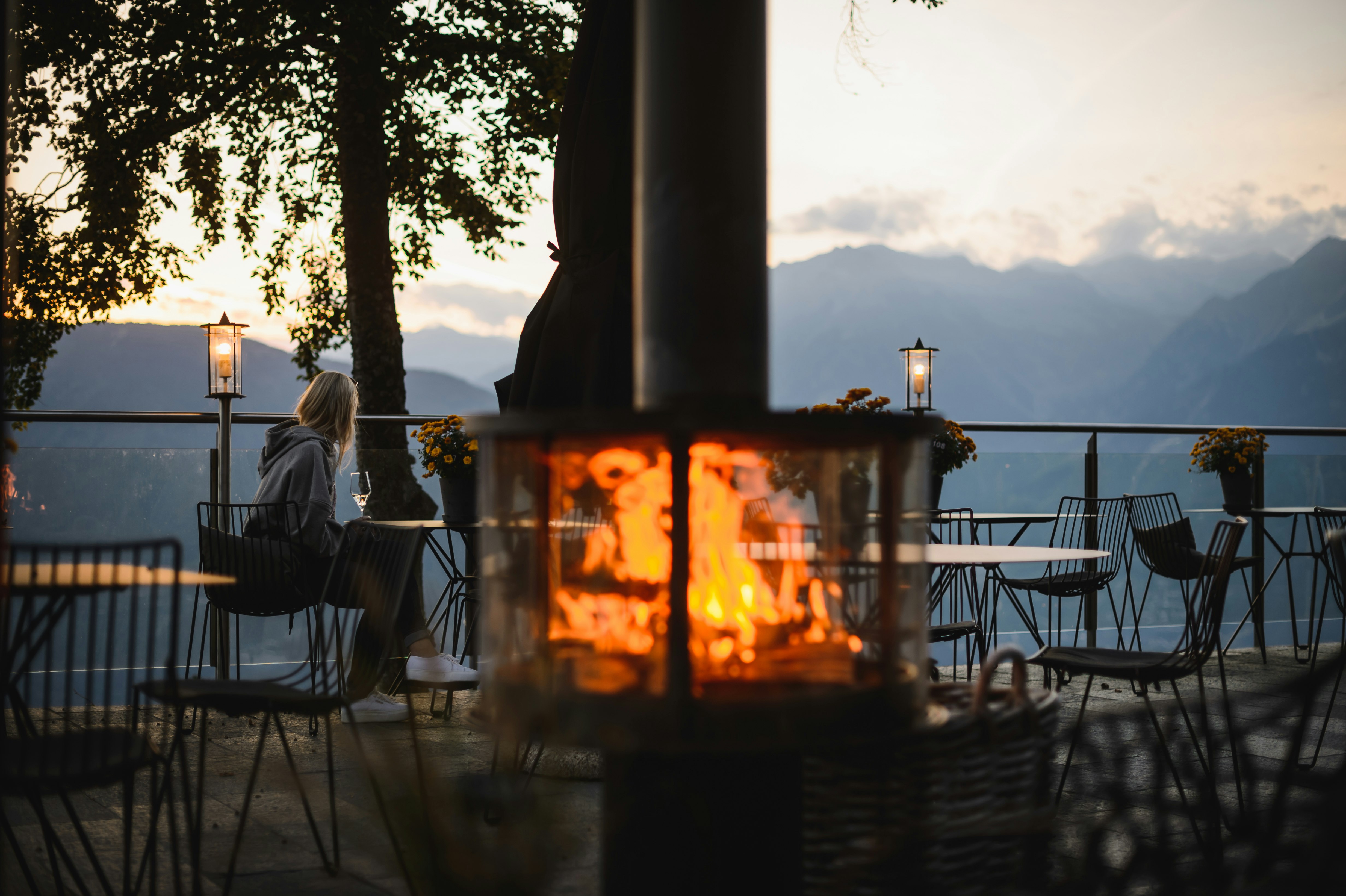 Terrace Open Fireplace