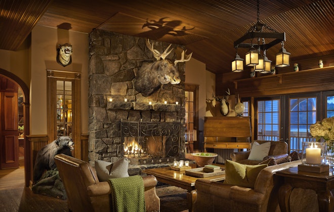 Lobby Fireplace