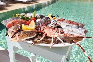 Poolside Lunch