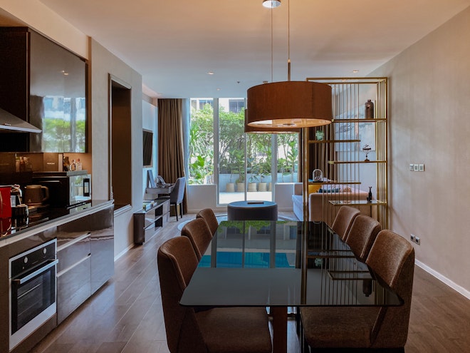 Garden View Two Bedroom Suite with Terrace - Dining Area