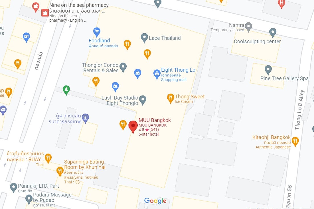 MUU BKK Google Map