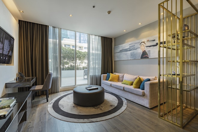 Family Garden View Suite - Living Area